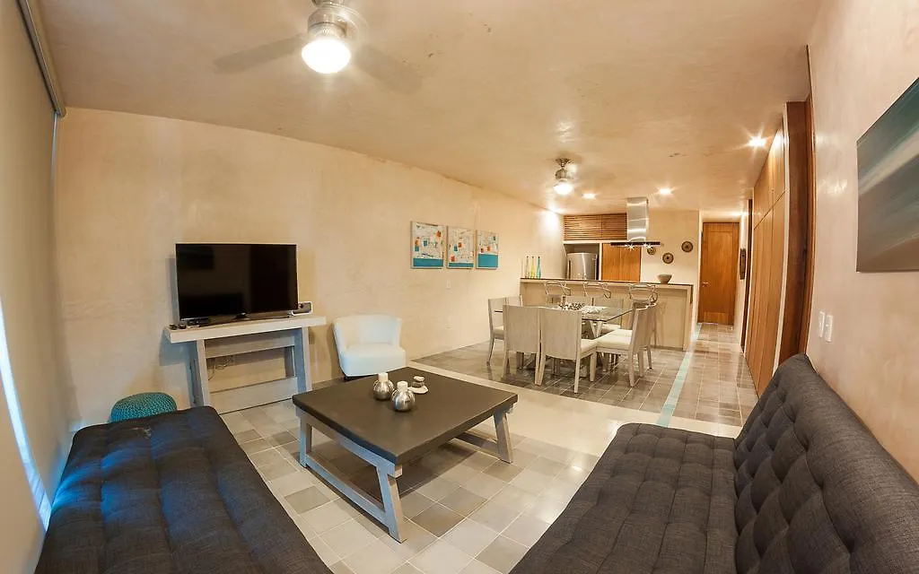 Amazing Ocean View View 2Br Condo In Wonderful Location Of Pdc By Happy Address 0*, Playa del Carmen Mexikó