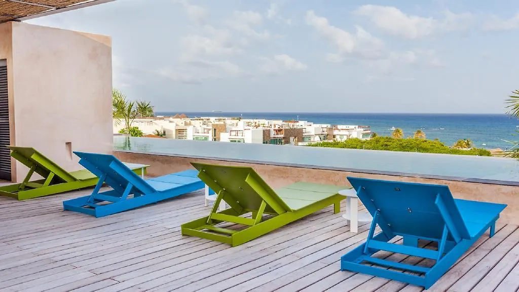 Amazing Ocean View View 2Br Condo In Wonderful Location Of Pdc By Happy Address Apartman Playa del Carmen
